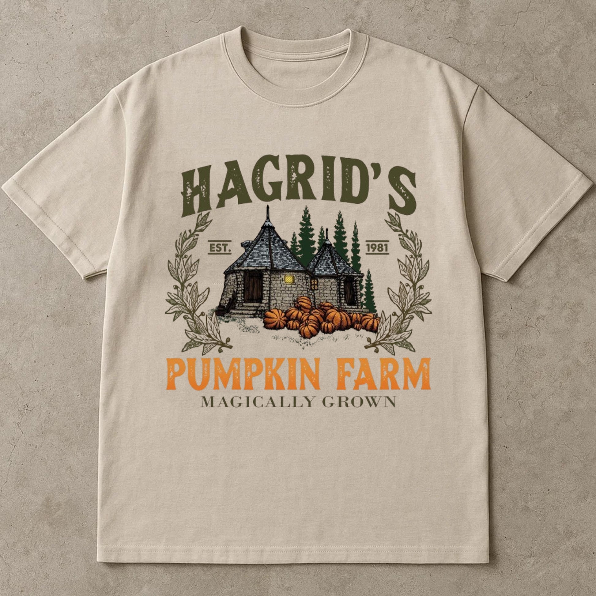 Hagrid's Pumpkin Patch T-shirt, Halloween Tee Shirts, Hagdrid's Pumpkin Farm Shirt, Spooky Season, Pumpkin Thanksgiving T-shirt