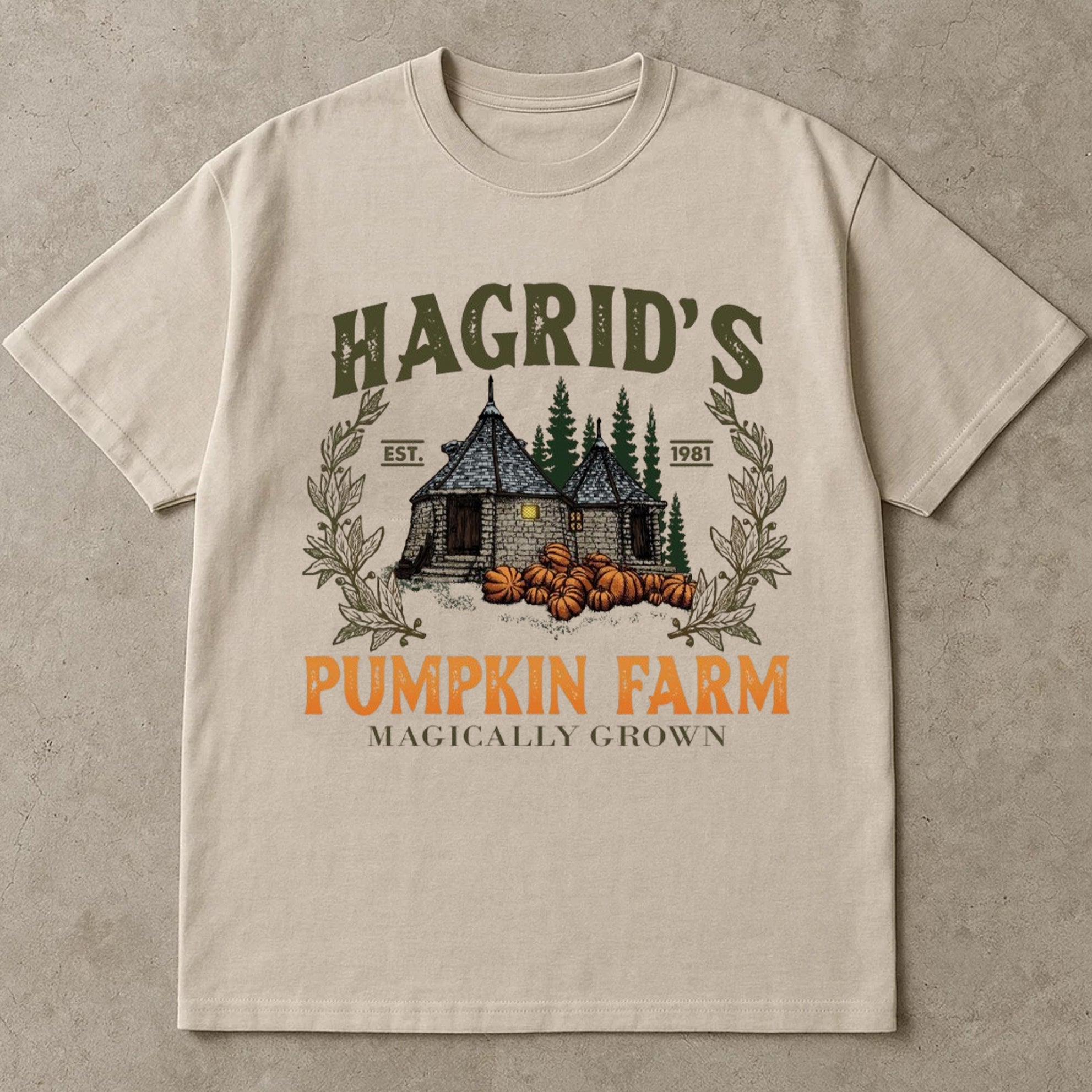 Hagrid's Pumpkin Patch T-shirt, Halloween Tee Shirts, Hagdrid's Pumpkin Farm Shirt, Spooky Season, Pumpkin Thanksgiving T-shirt