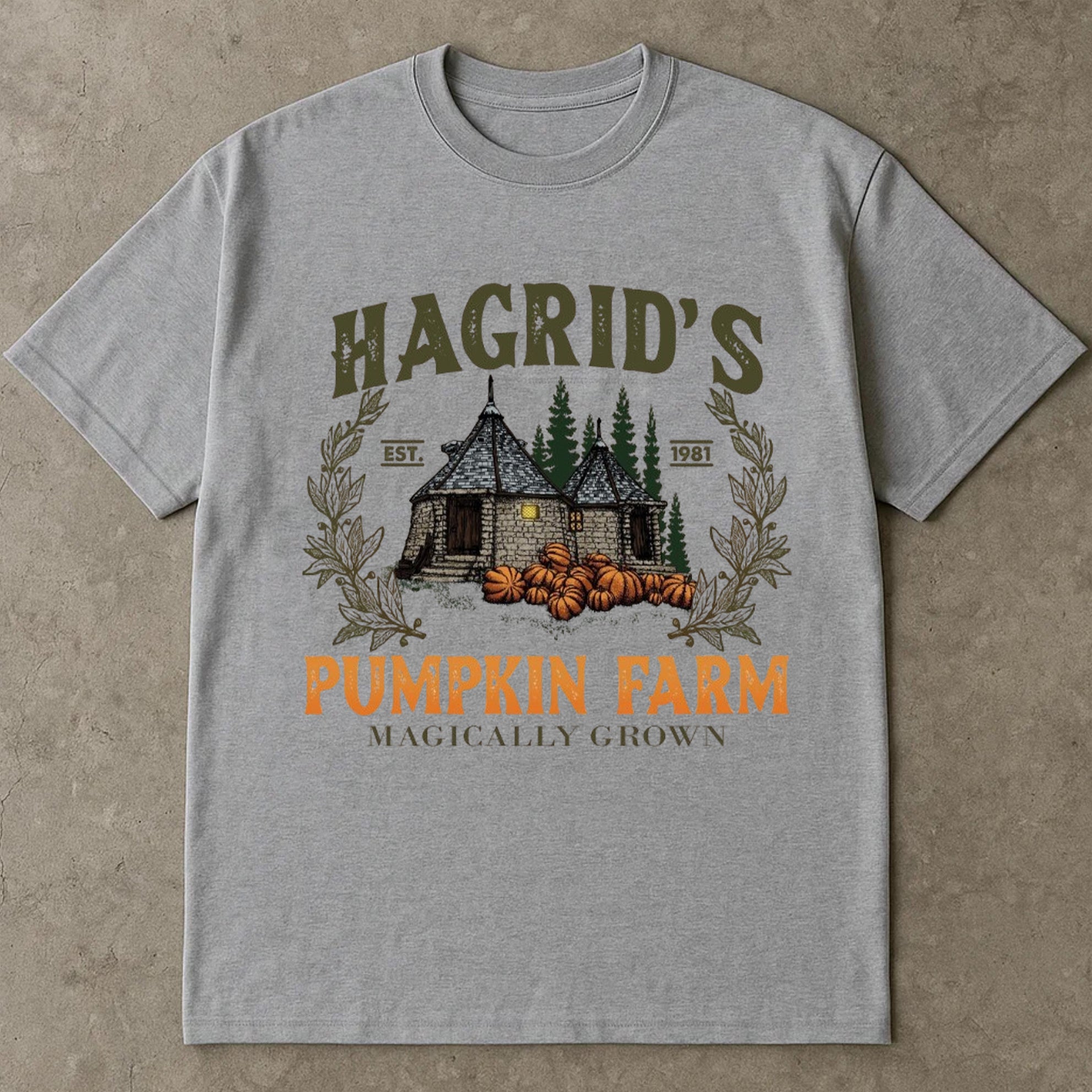 Hagrid's Pumpkin Patch T-shirt, Halloween Tee Shirts, Hagdrid's Pumpkin Farm Shirt, Spooky Season, Pumpkin Thanksgiving T-shirt