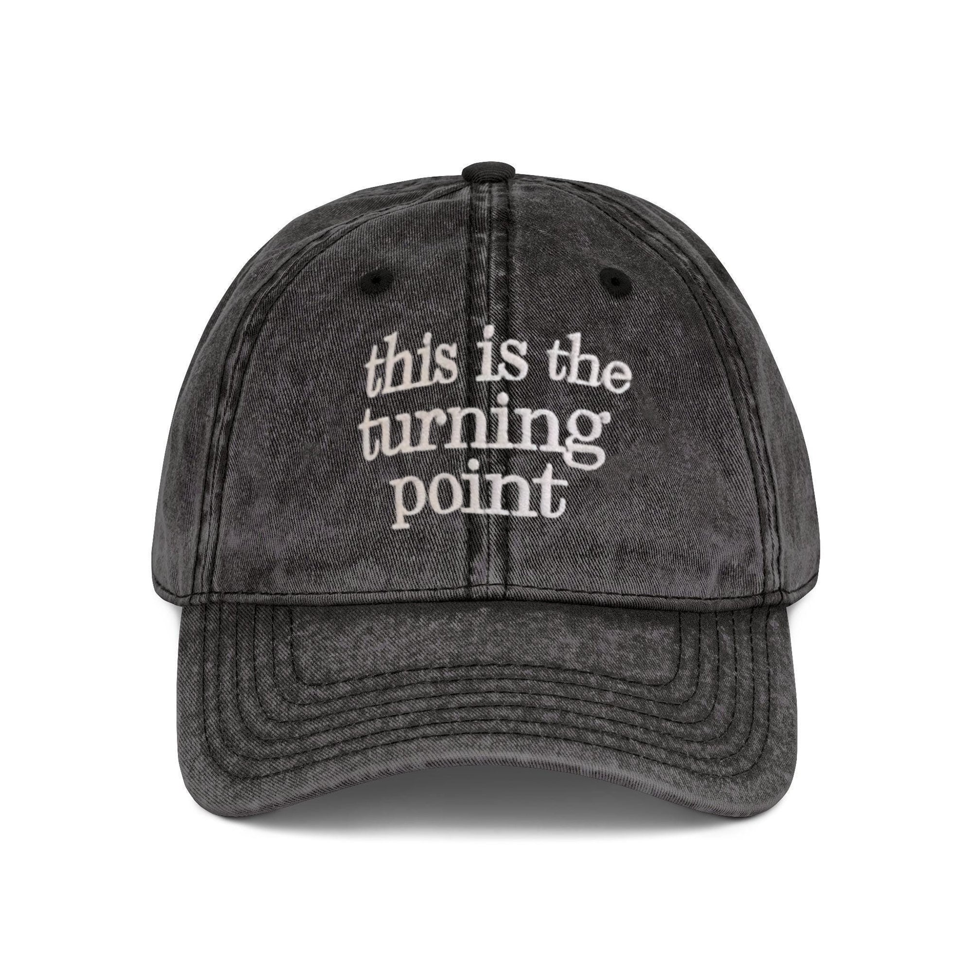 This Is The Turning Point Quote Embroidered Cap, Charlie Kirk Embroidered Hat, Patriotic Baseball Hat, Activist Hat, Pray for Charlie