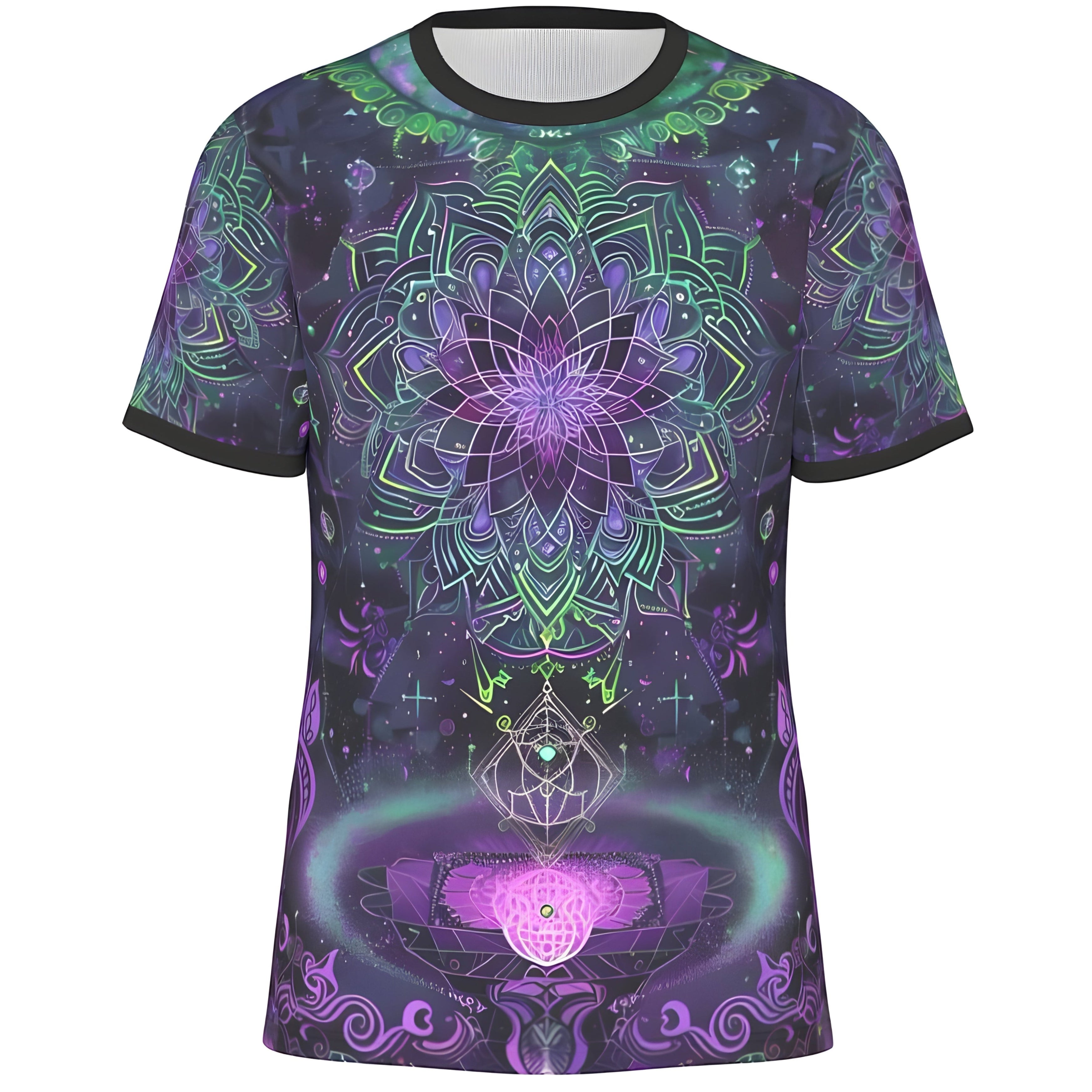 Mystic Aesthetic Shirt, Mystic Mandala Shirt, Cosmic Tarot Shirt, Sacred Geometry Tee, Trippy Psychedelic Shirt, Spiritual Festival Wear