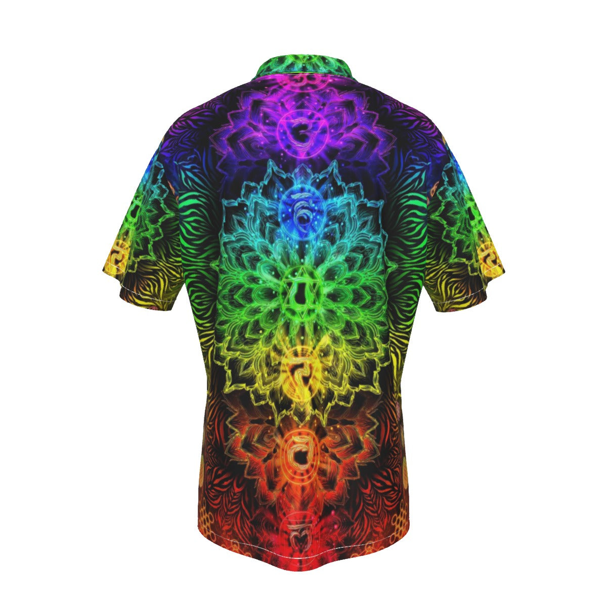 Sacred Chakra Mandala Hawaiian , Vibrant Rainbow Energy Healing Hawaiian, Spiritual Energy Symbol, Colorful Sacred Geometry Hawaiian, Mandala Hawaiian