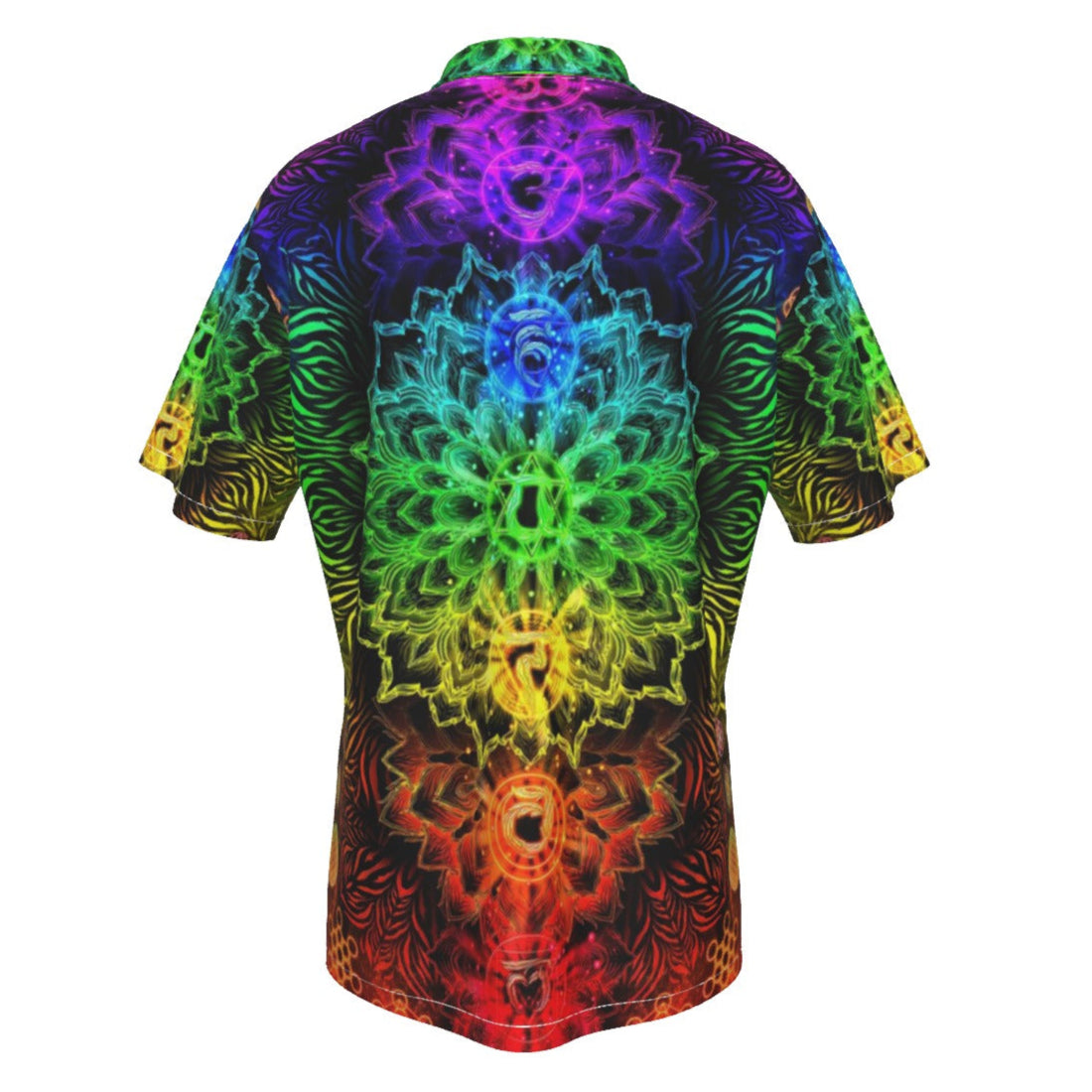 Sacred Chakra Mandala Hawaiian , Vibrant Rainbow Energy Healing Hawaiian, Spiritual Energy Symbol, Colorful Sacred Geometry Hawaiian, Mandala Hawaiian