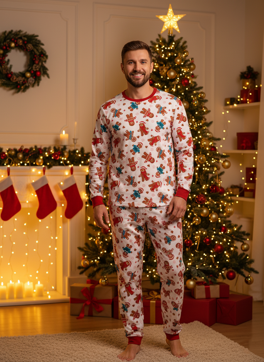 Matching Family Christmas Pajamas Set, Ugly Christmas PJs for Family, Holiday Sleepwear Outfit 2025