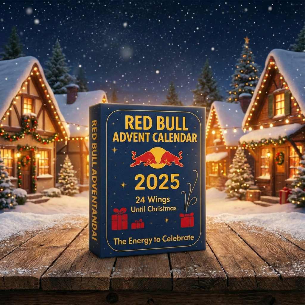 Red Bull Advent Calendar 2025, Energy Drink Gift Box, 24 Flavors Holiday Countdown, Christmas Gift for Him