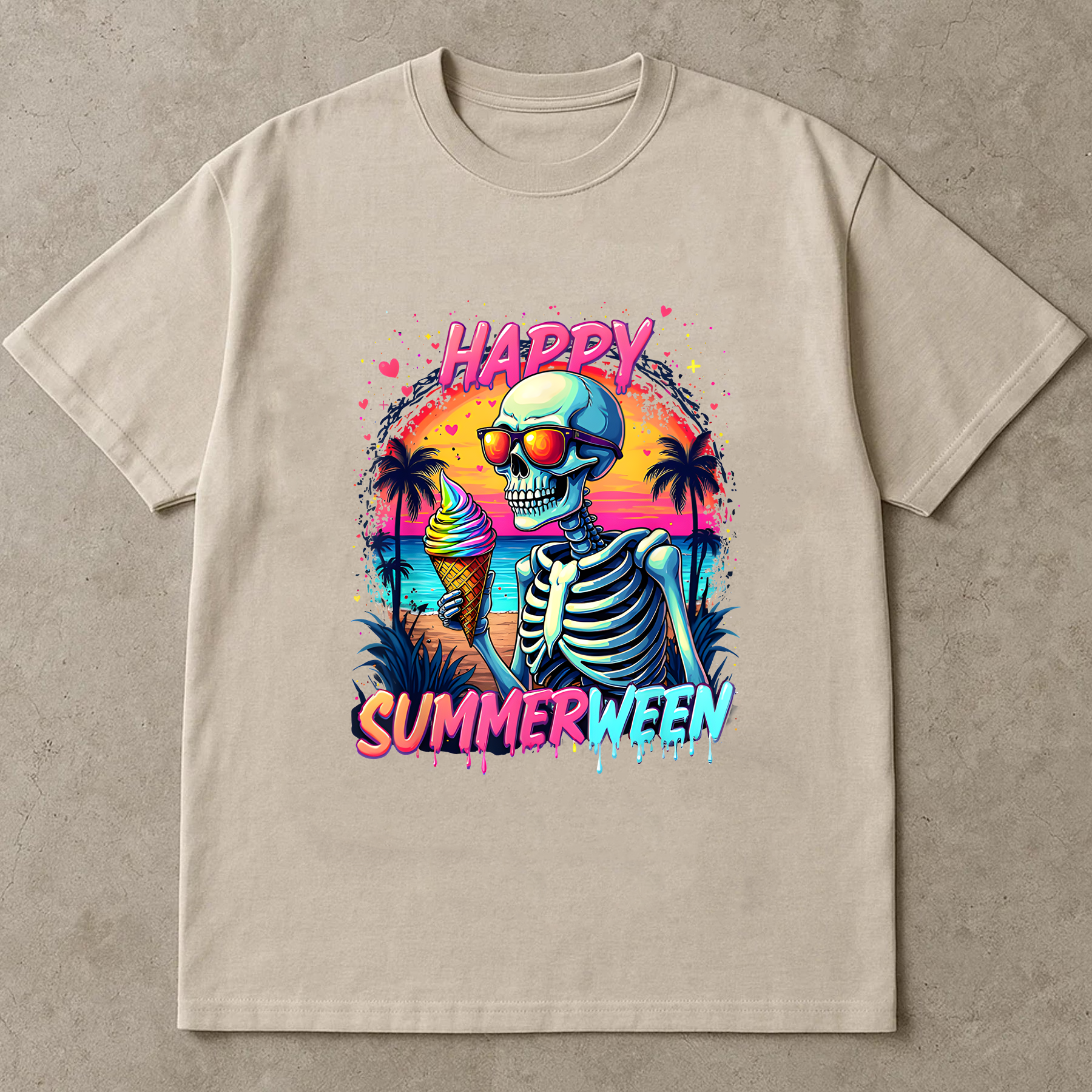 Happy summer ween Shirt, Summer Halloween Shirt