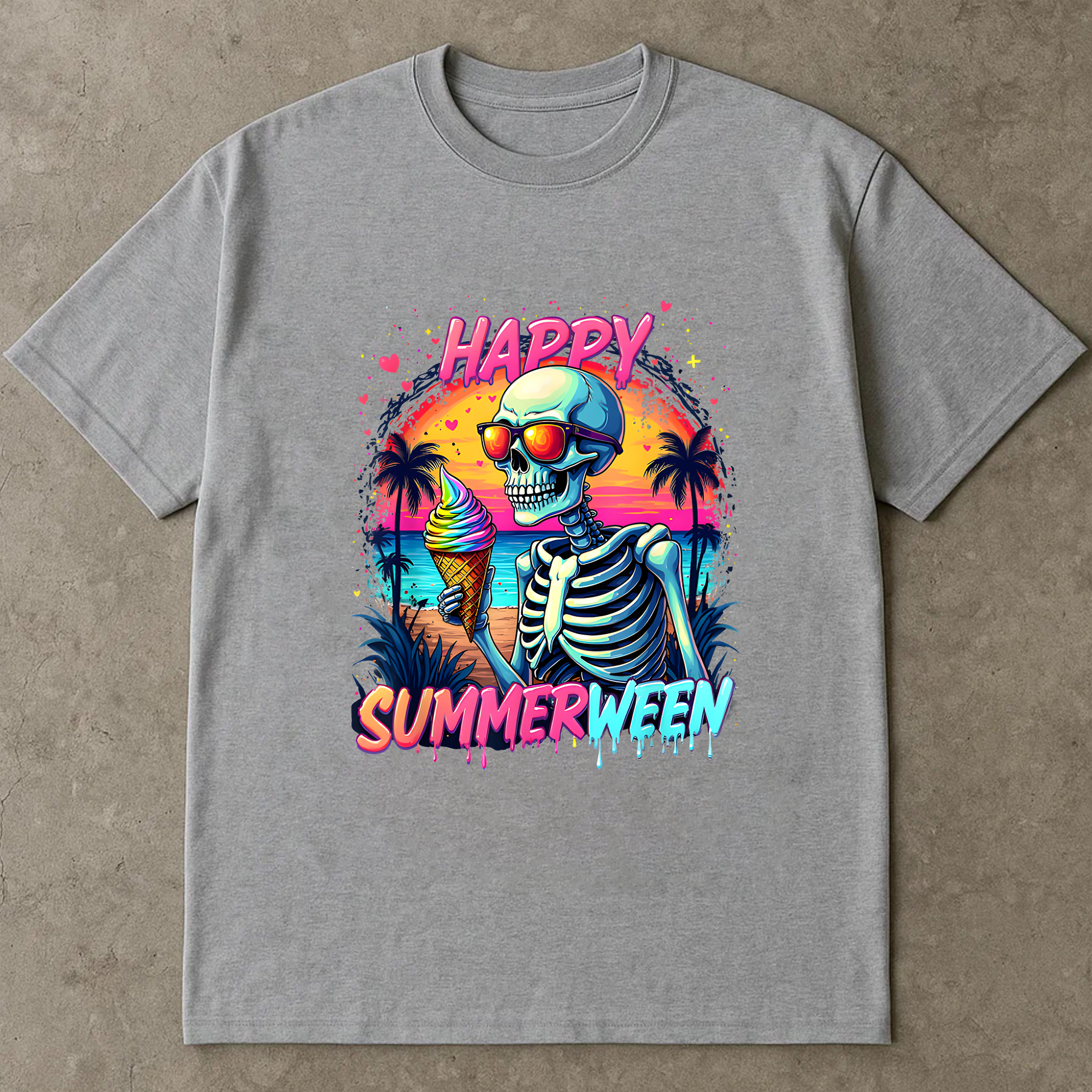 Happy summer ween Shirt, Summer Halloween Shirt