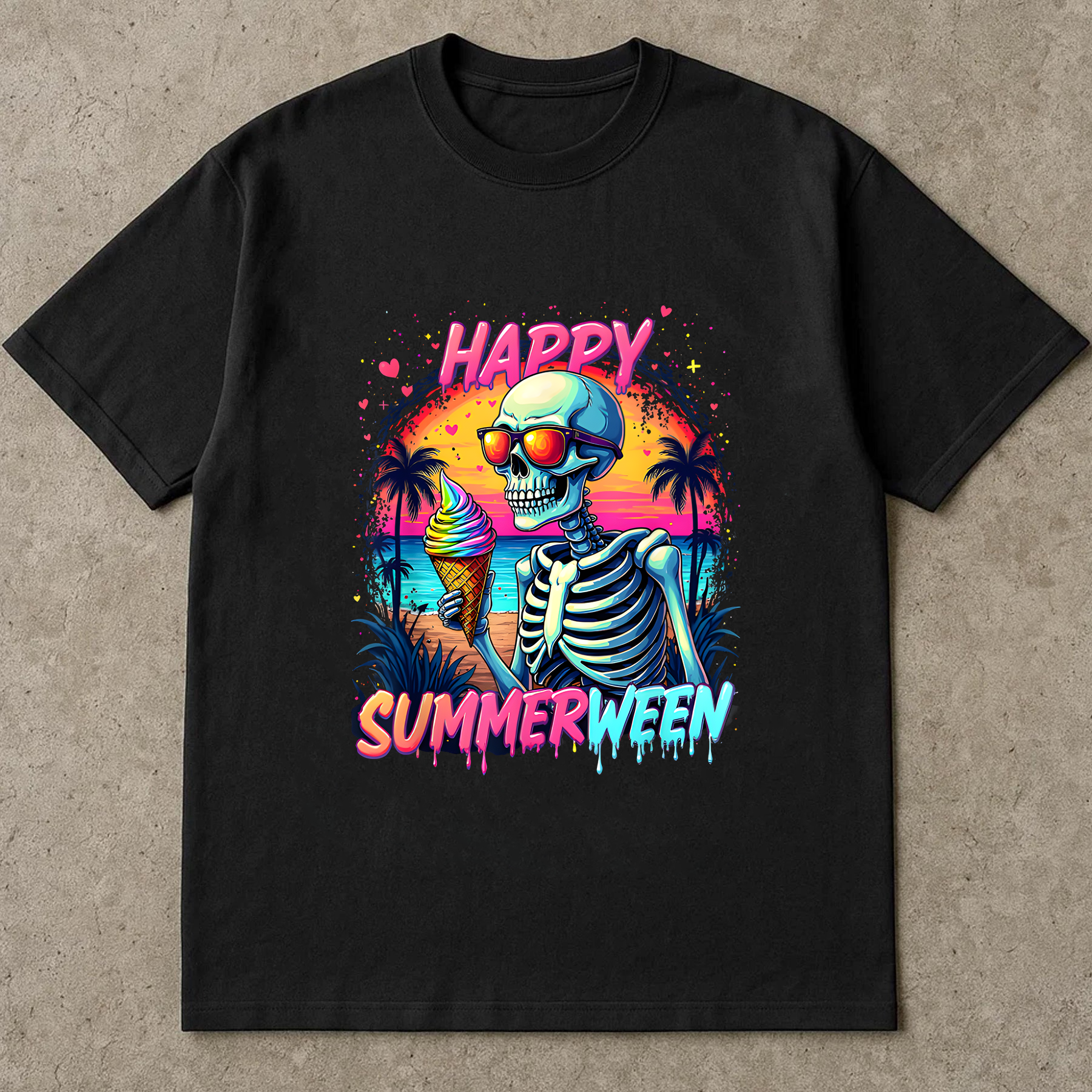 Happy summer ween Shirt, Summer Halloween Shirt