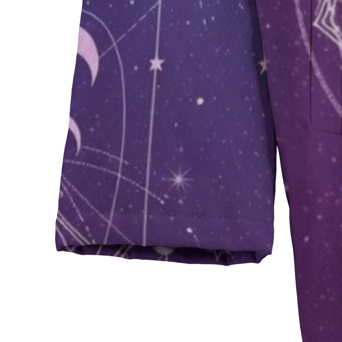 Mystic Lunar Mandala Coat, Moon Phase Spiritual Jacket, Celestial Lotus Outerwear, Sacred Geometry Cosmic Coat, Boho Mystic Style