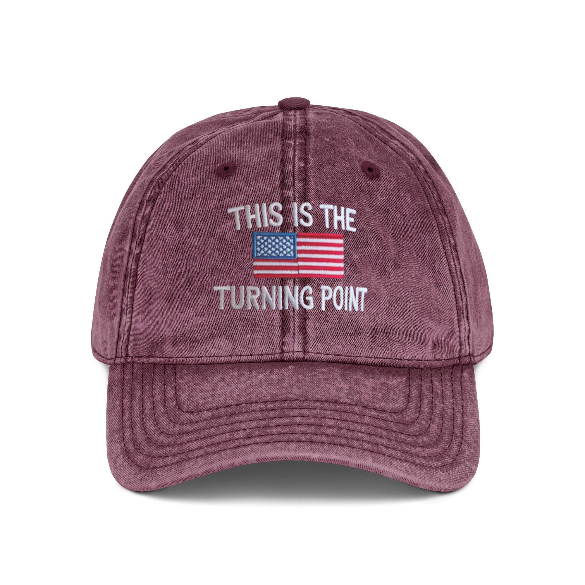 Embroidered This is Turning Point Charlie Kirk Washed Cap, Republican, Politics, Rest in Peace, Embroidered Hat, Patriotic Hat, Trucker hat, Freedom Cap