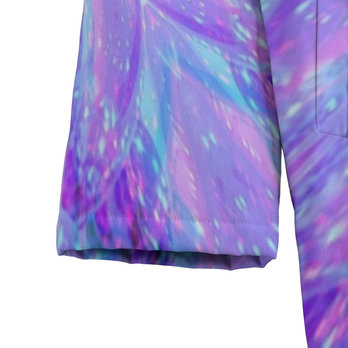 Kaleio Galaxy Coat, Trippy Psychedelic Outerwear, Holographic Space Mandala Jacket, Cosmic Festival Streetwear for Men & Women