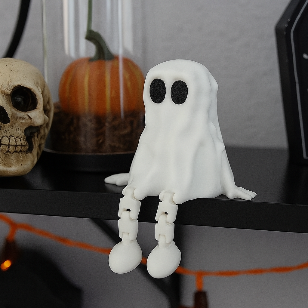 Halloween Decorations, Halloween Faceless Man with Cape & 3D Printed Pumpkin Toy Set, Spooky Scene Models, Desktop Decor, Spooky Halloween Decor