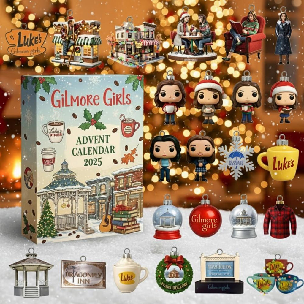 Gilmore Girls Advent Calendar 2025, 24 Mini Figures & Ornaments, Christmas Countdown Gift for TV Show Fans