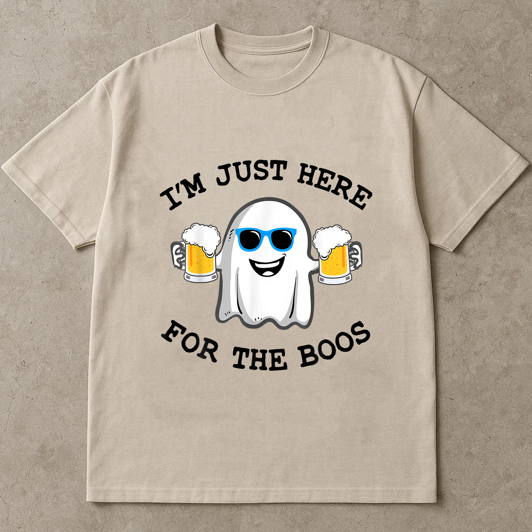 Funny Halloween Shirt, I'm Just Here for the Boos Ghost Tee, Beer Lover, Booze Party Shirt