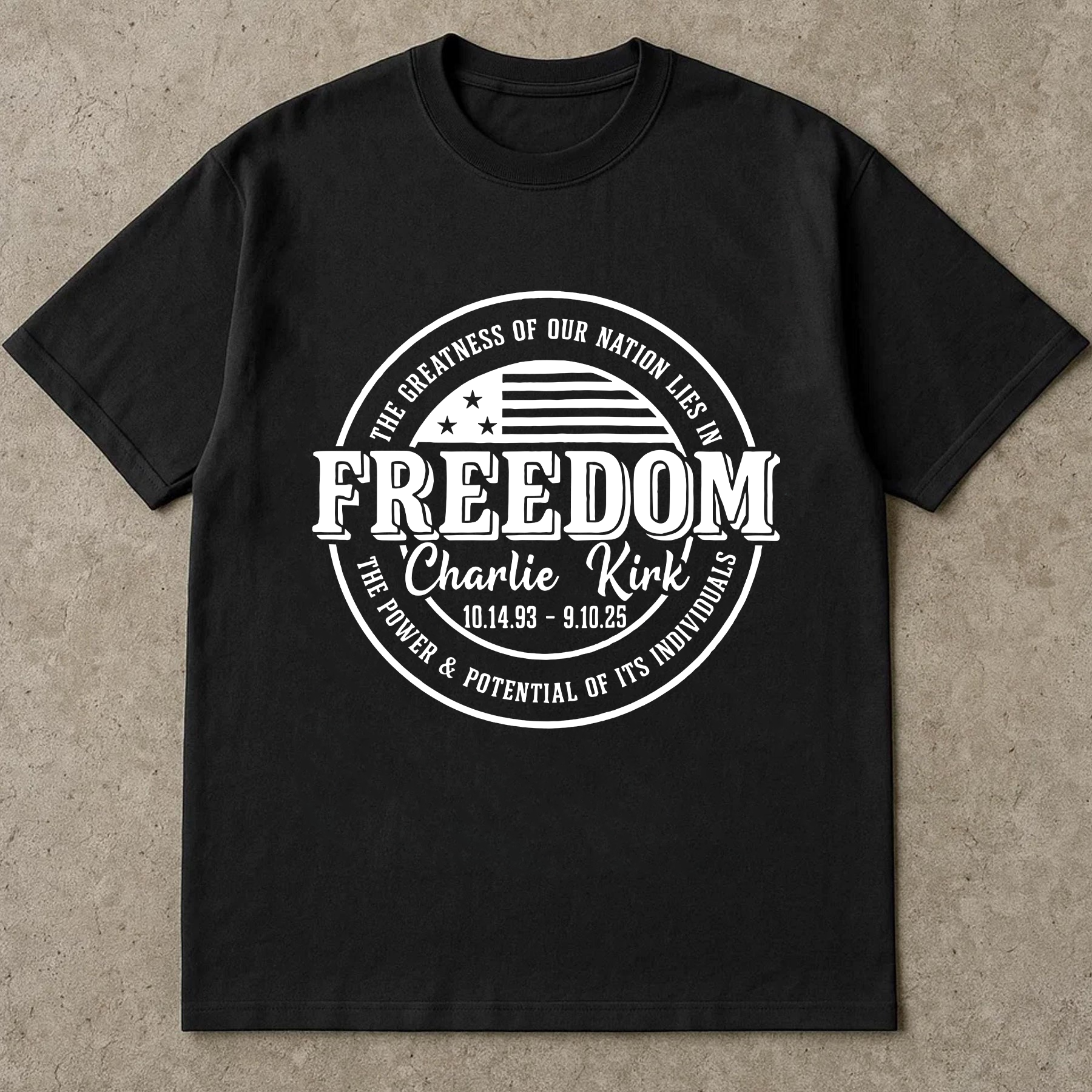 Faith Over Fear Shirt, Christian American Flag Tee, Patriotic Faith Graphic T-Shirt, Religious Inspirational USA Shirt for Believers