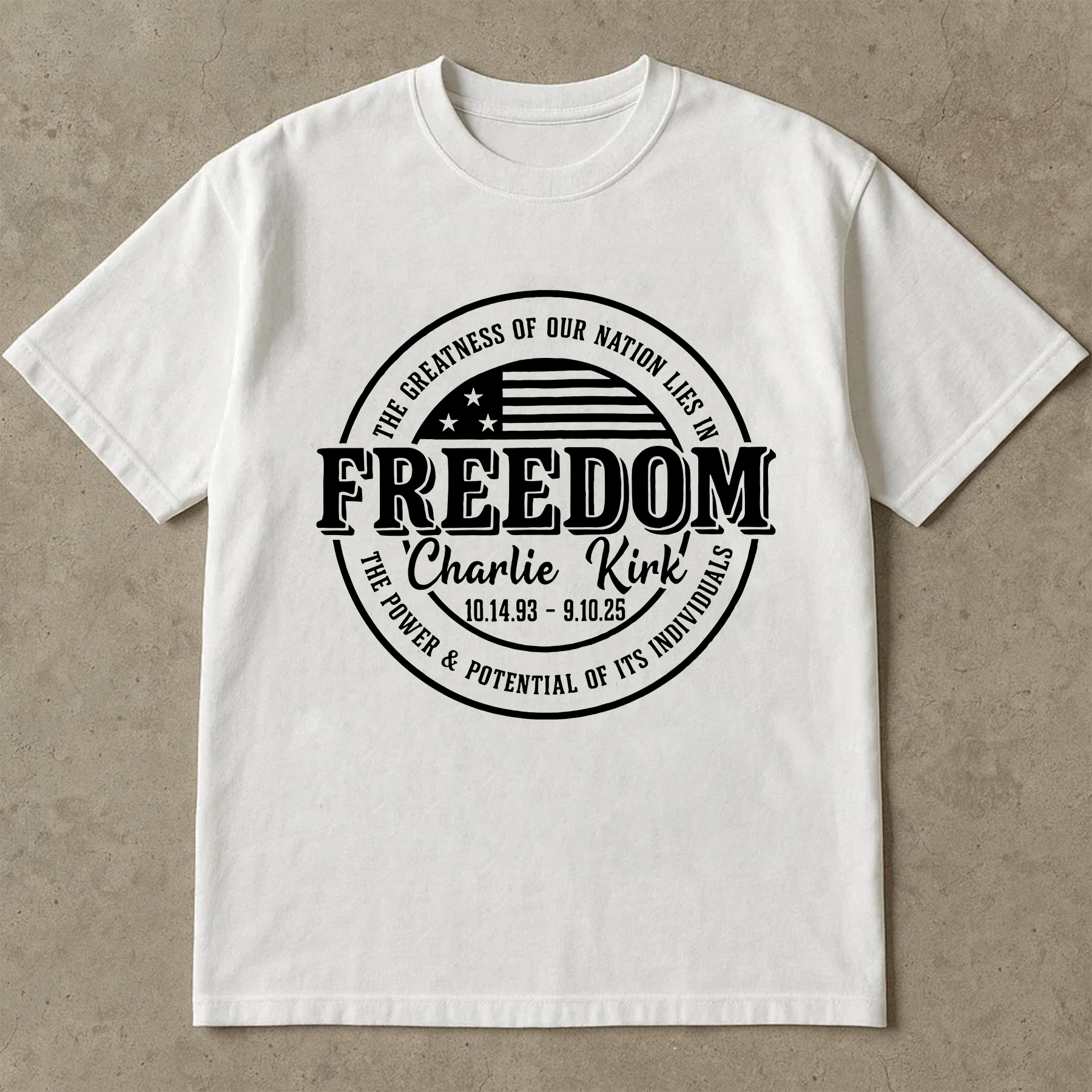 Faith Over Fear Shirt, Christian American Flag Tee, Patriotic Faith Graphic T-Shirt, Religious Inspirational USA Shirt for Believers