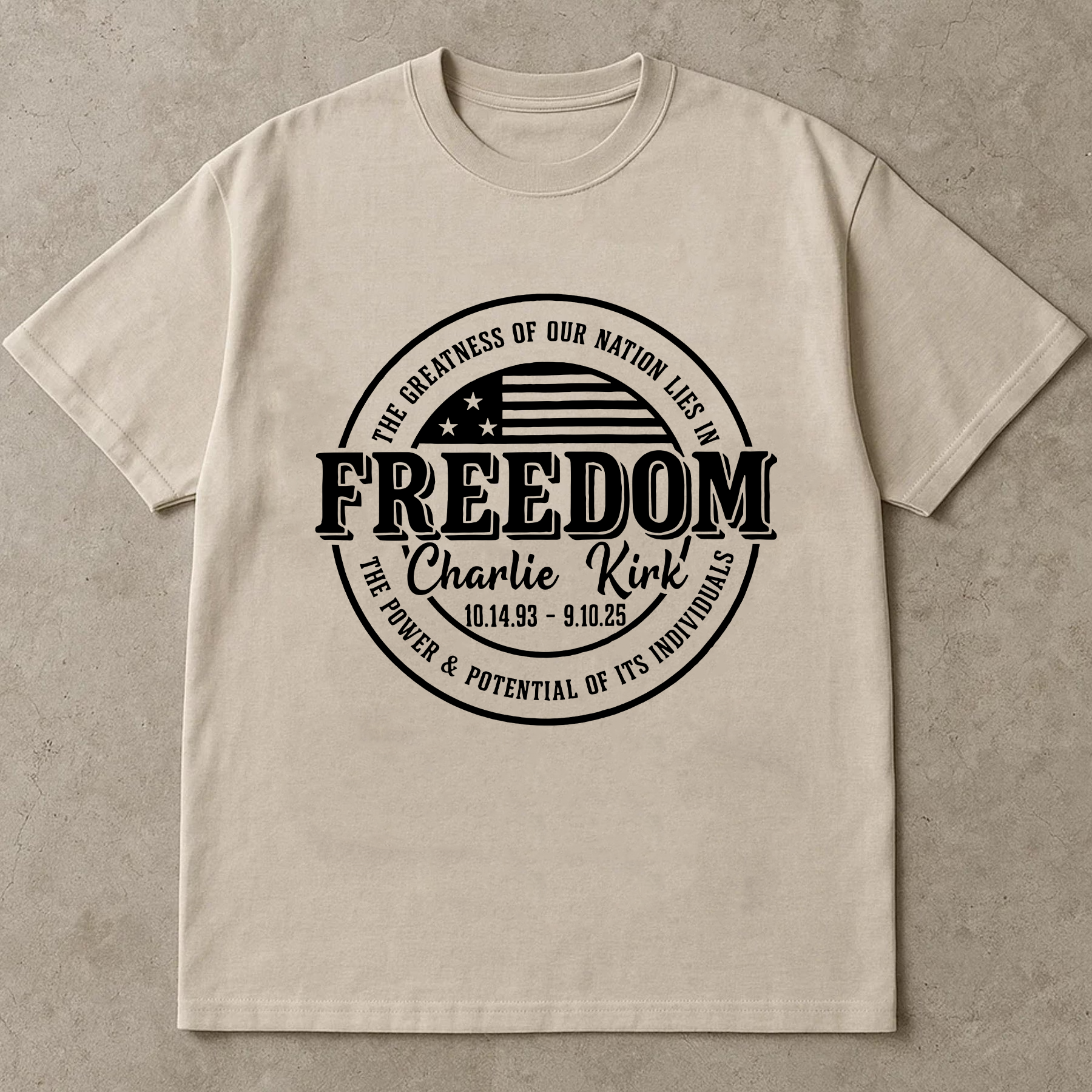 Faith Over Fear Shirt, Christian American Flag Tee, Patriotic Faith Graphic T-Shirt, Religious Inspirational USA Shirt for Believers