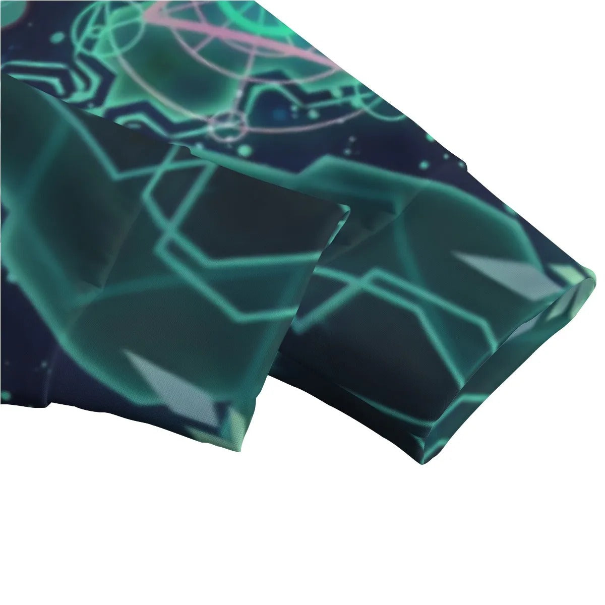 Yantric Geometry Women Sweater, Sacred Geometry Pullover, Green Mandala Art Sweatshirt, Psychedelic Top, Spiritual Festival Wear, Boho Meditation Clothing, Mystic Fashion