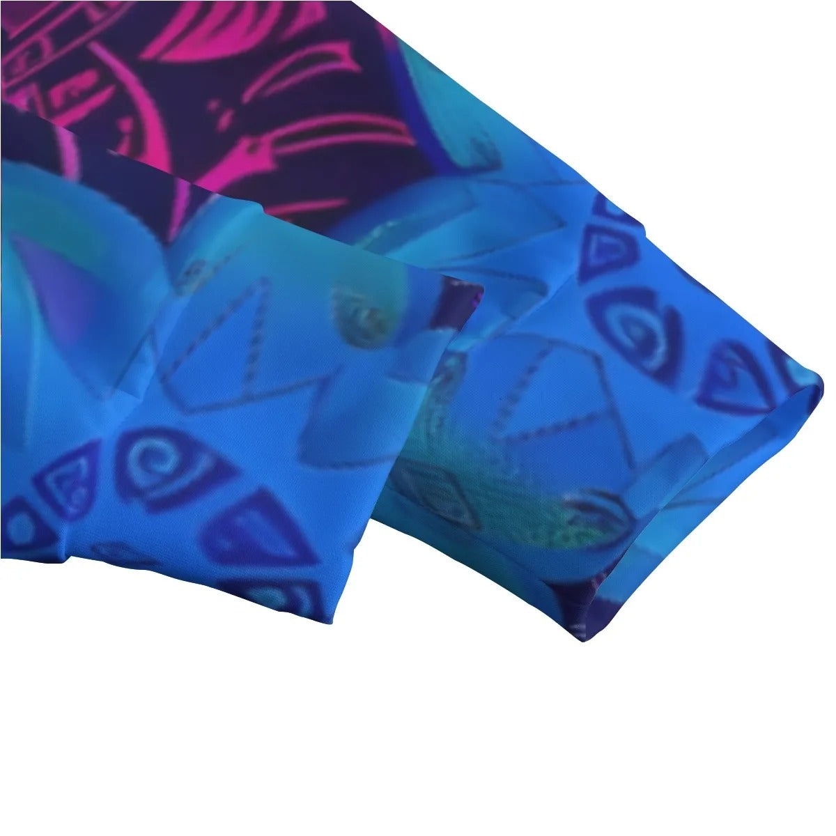 Wolf Mandala Women Sweater, Spirit Animal Pullover, Blue Purple Wolf Art, Tribal Festival Sweatshirt, Psychedelic Top, Boho Mystic Clothing, Shamanic Fashion, Hooded Style