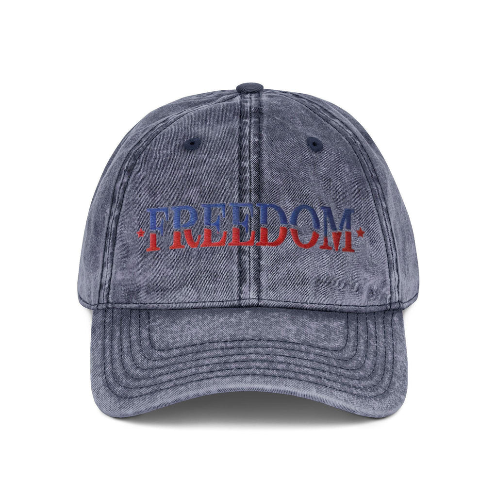 Charlie Kirk Washed Cap, FREEDOM Cap with Gold Embroidery, American Flag Patch Baseball Cap, Patriotic Dad Hat for Men Women, USA Pride Outdoor Cap