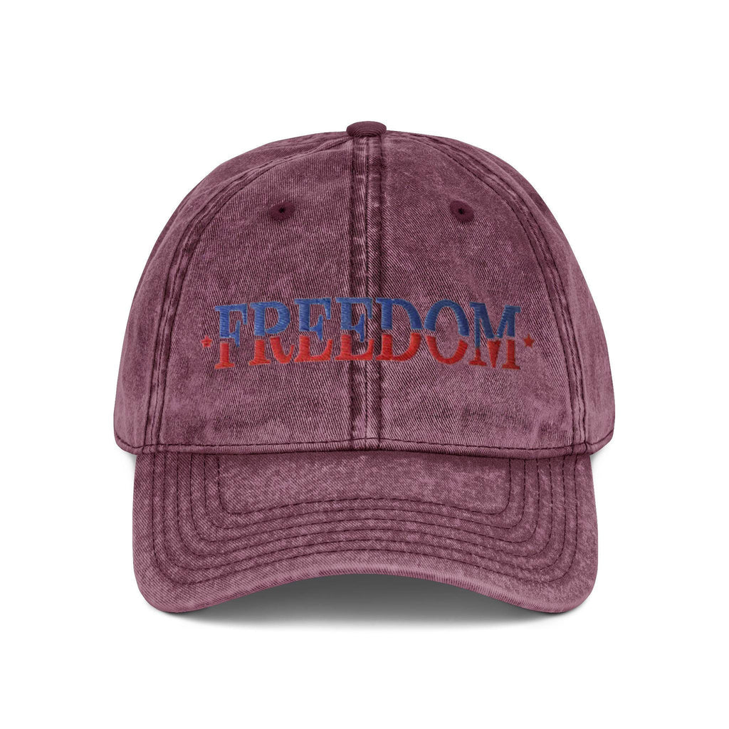 Charlie Kirk Washed Cap, FREEDOM Cap with Gold Embroidery, American Flag Patch Baseball Cap, Patriotic Dad Hat for Men Women, USA Pride Outdoor Cap