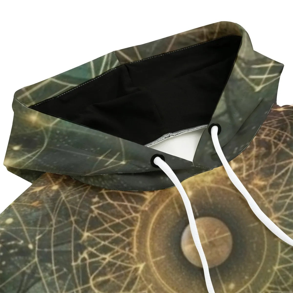 Celestial Alchemy Women’s Hoodie, Spiritual Universe-Inspired Hoodie with Astrology Symbols, Sacred Geometry Pullover with Cosmic Astral Design for Spiritual Souls