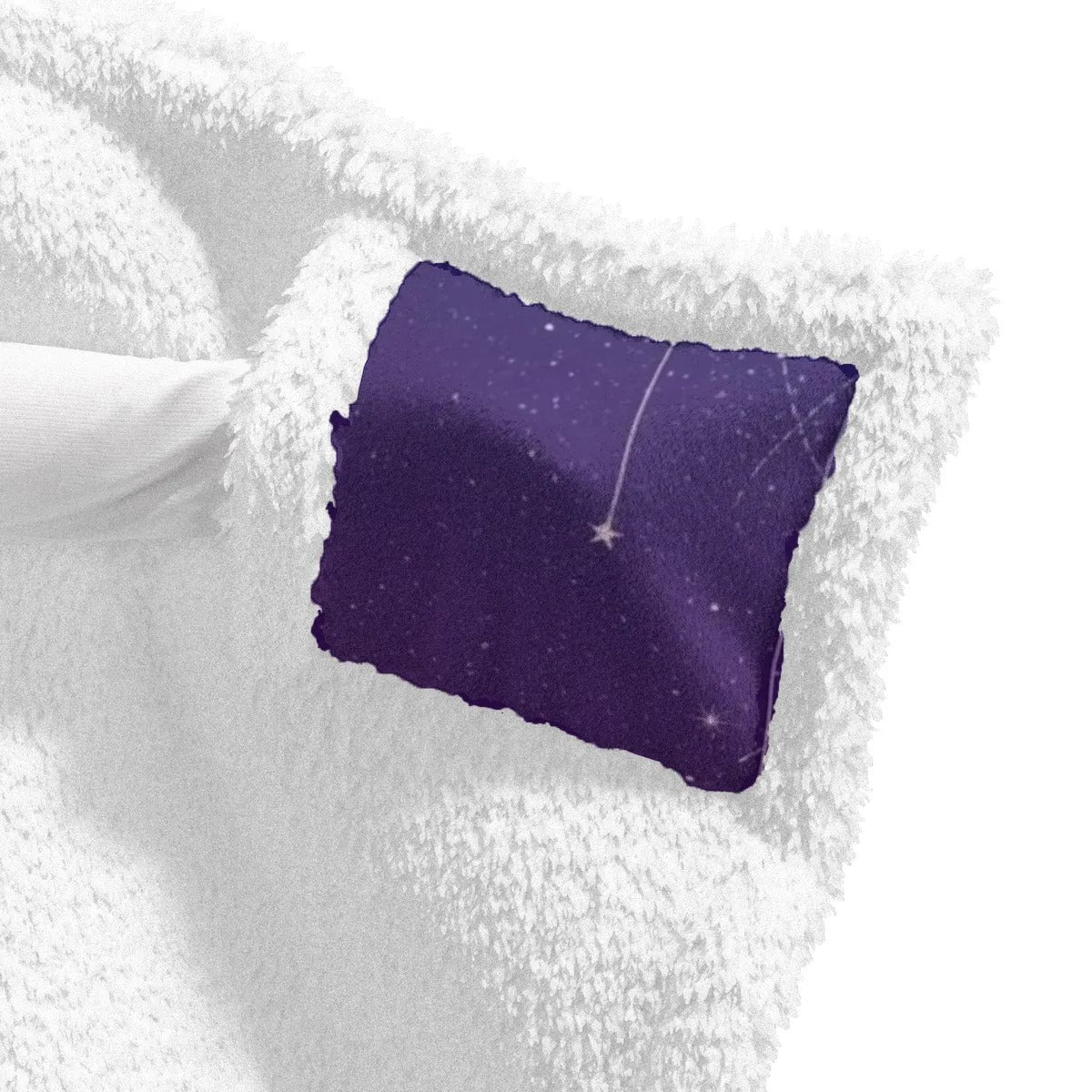 Mystic Lunar Mandala Wearable Hooded Blanket, Moon Phase Spiritual Wrap, Celestial Lotus Hooded Cape, Sacred Geometry Cosmic Loungewear, Boho Mystic Style