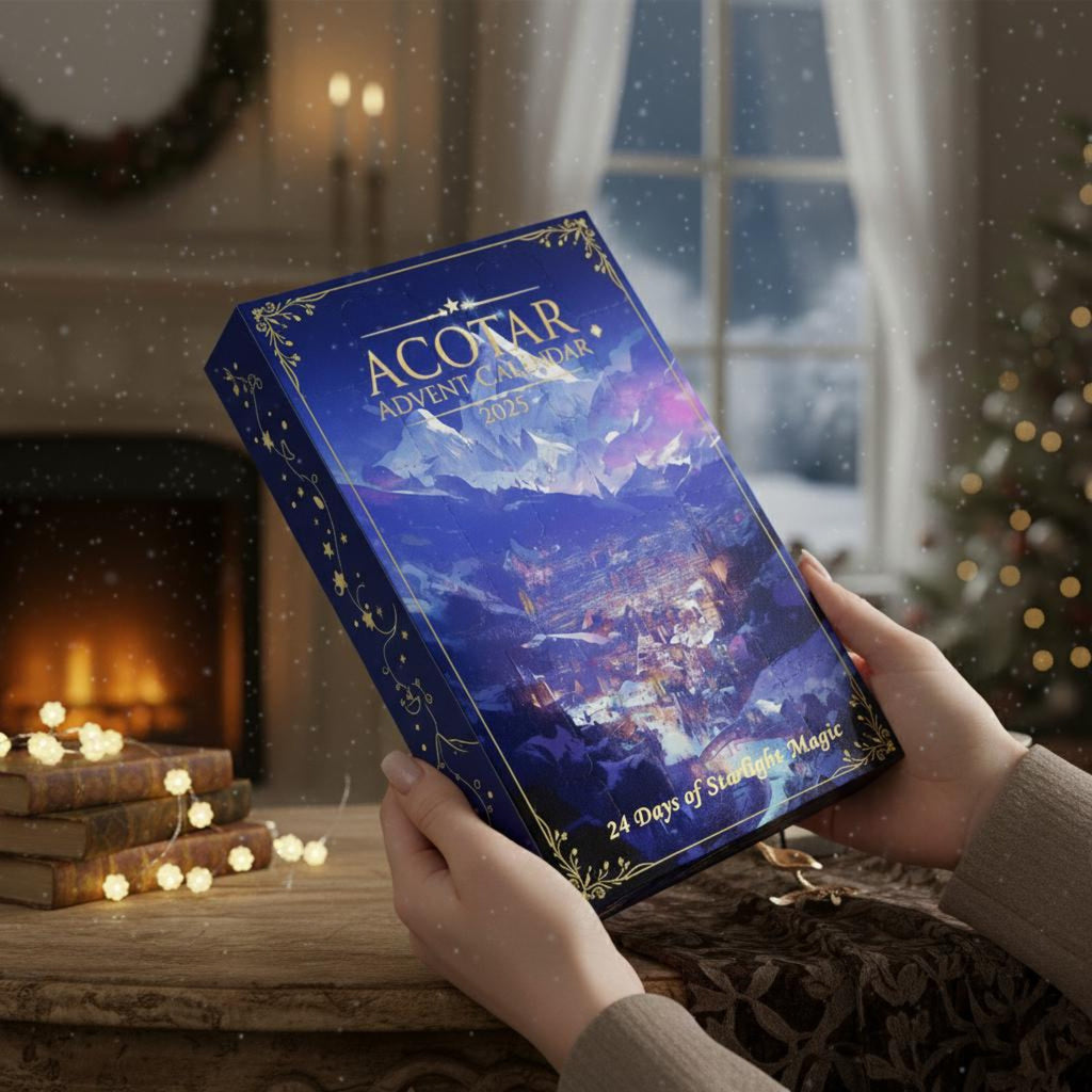 ACOTAR Advent Calendar 2025, 24 Days of Starlight Magic, Fantasy Book Lover Christmas Countdown Gift Set