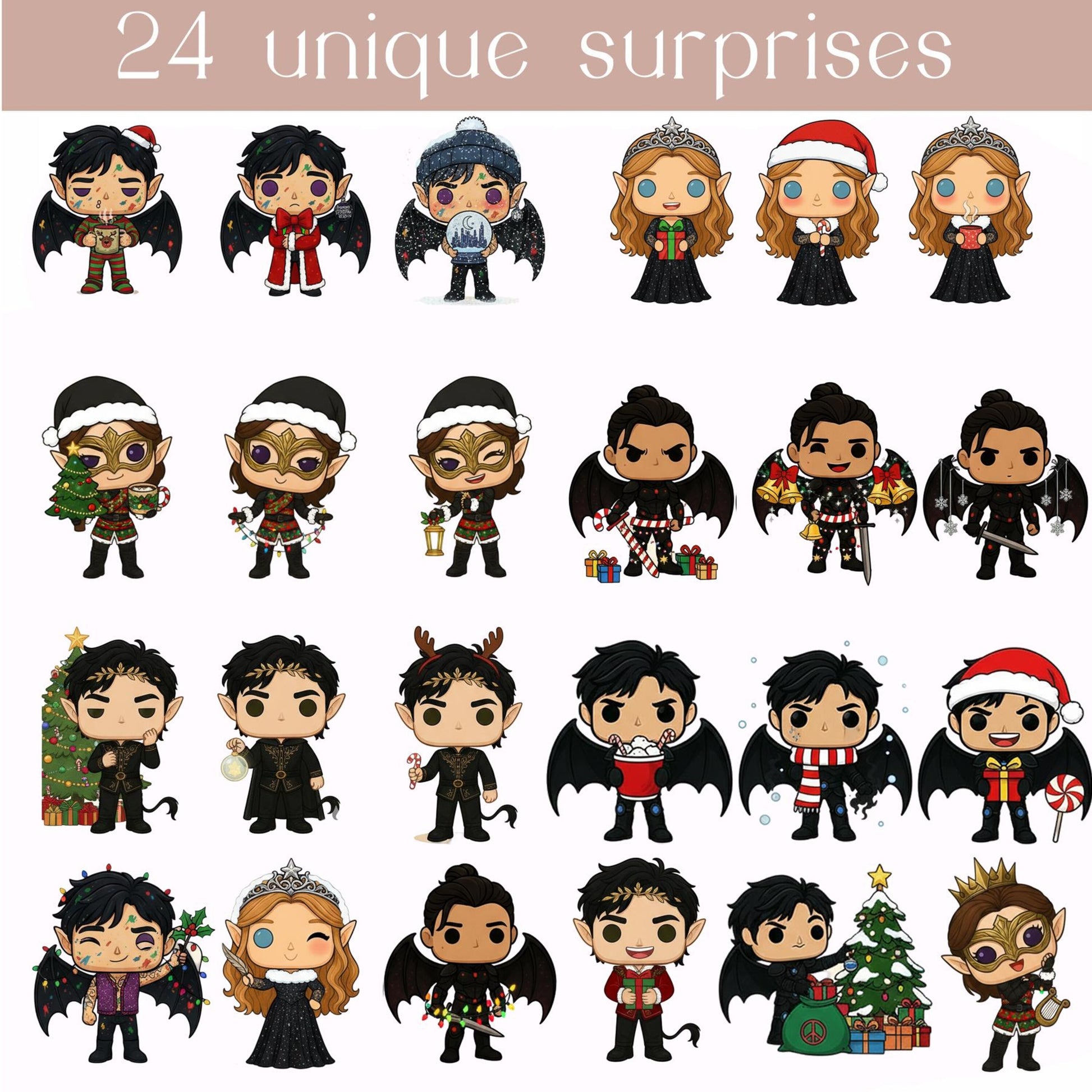 ACOTAR Advent Calendar 2025, 24 Days of Starlight Magic, Fantasy Book Lover Christmas Countdown Gift Set