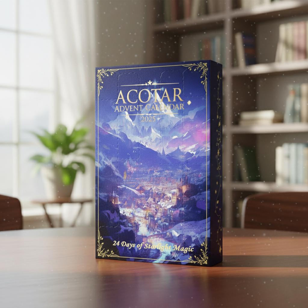 ACOTAR Advent Calendar 2025, 24 Days of Starlight Magic, Fantasy Book Lover Christmas Countdown Gift Set