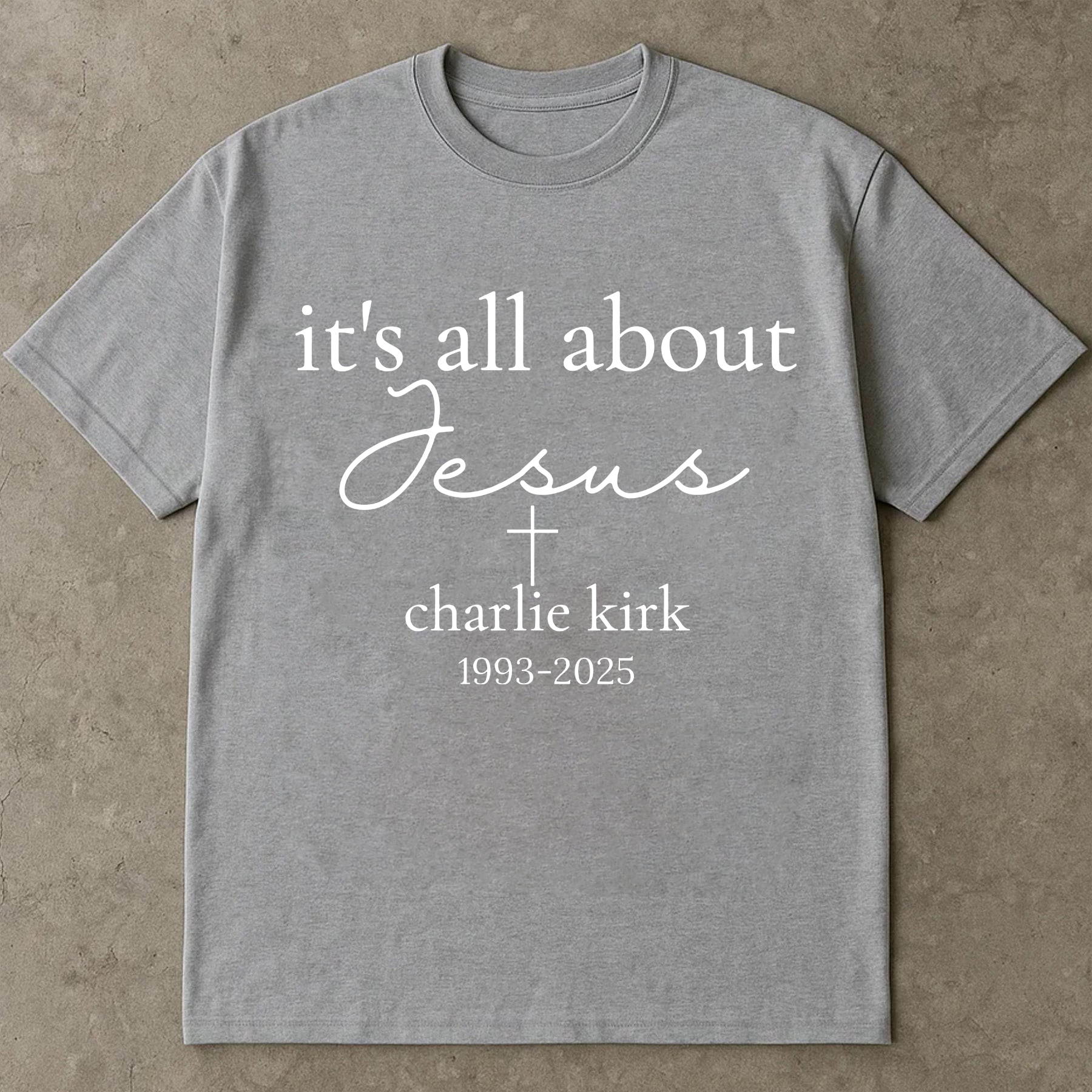 It’s All About Jesus Shirt, Christian Faith Cross Tee, Inspirational Bible Verse T-Shirt, Religious Spiritual Graphic Shirt