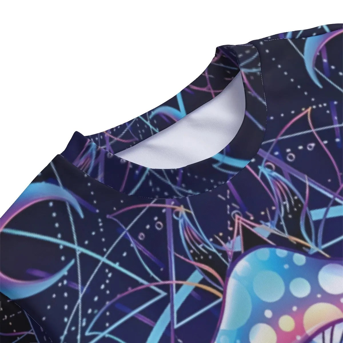 Mystic Mushroom Awakening Women’s Sweater, Psychedelic Spiritual Pullover, Cosmic Mushroom Knitwear, Visionary Art Festival Sweater, Boho Mystic Style