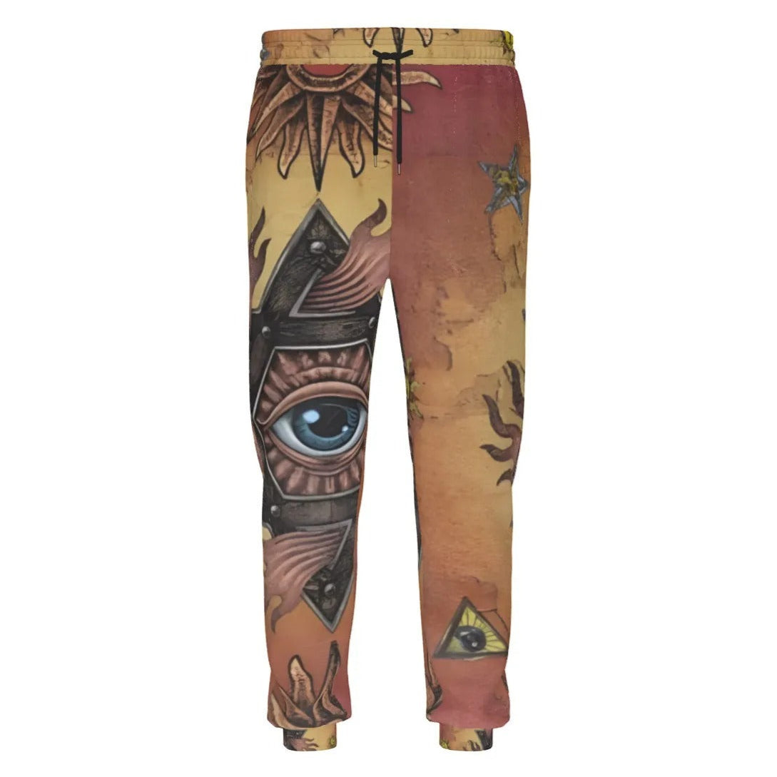 Mystic Eye Mandala Hoodie, Sacred Geometry Pullover Sweatshirt, Esoteric Visionary Art Hoodie, Spiritual Psychedelic Streetwear for Men & Women