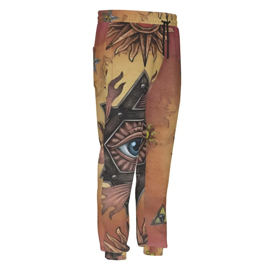 Mystic Eye Mandala Hoodie, Sacred Geometry Pullover Sweatshirt, Esoteric Visionary Art Hoodie, Spiritual Psychedelic Streetwear for Men & Women