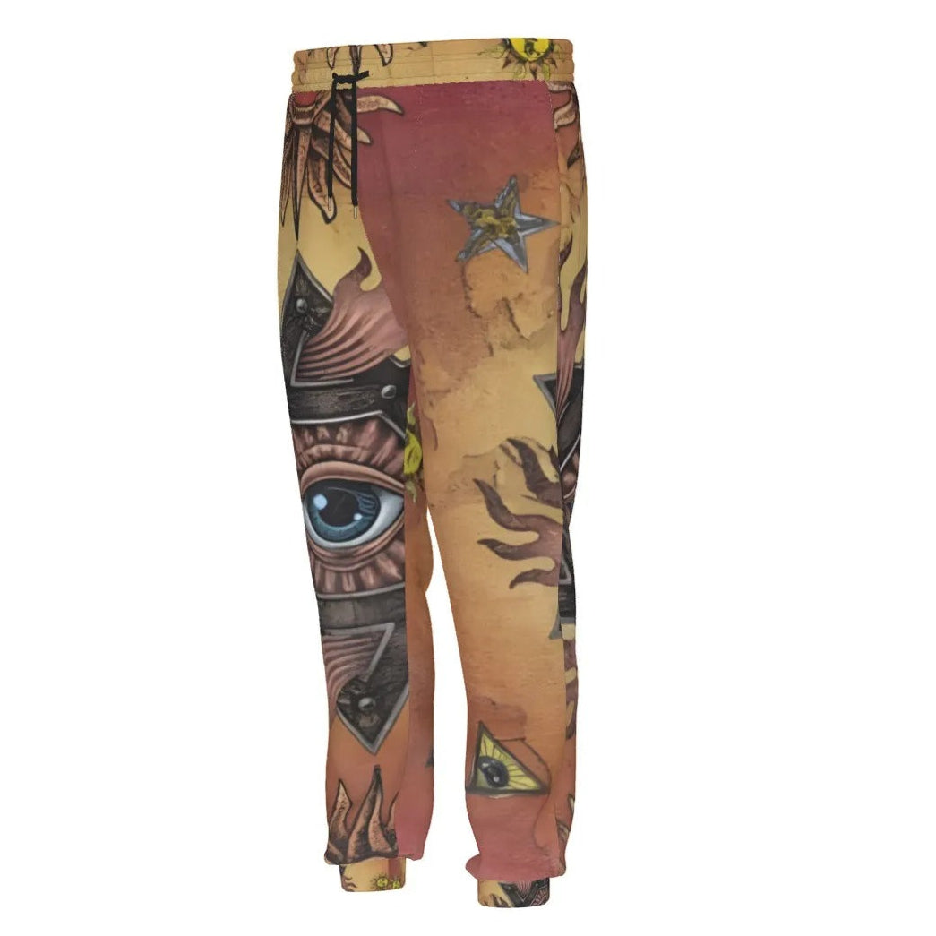 Mystic Eye Mandala Hoodie, Sacred Geometry Pullover Sweatshirt, Esoteric Visionary Art Hoodie, Spiritual Psychedelic Streetwear for Men & Women