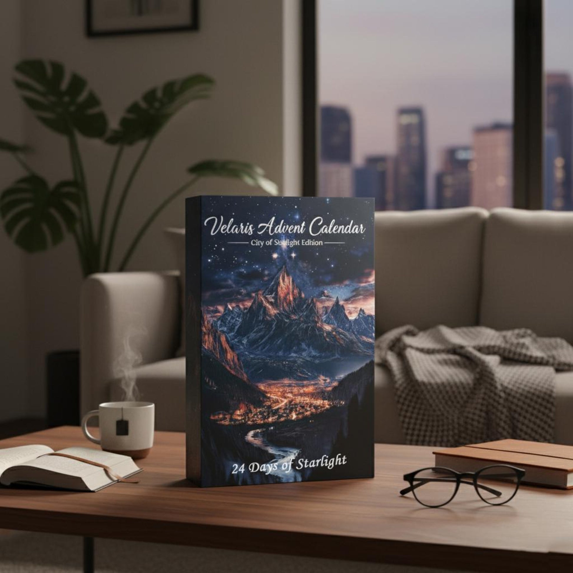 Velaris Advent Calendar 2025, City of Starlight Edition, 24 Day Fantasy Book Lover Christmas Countdown Gift