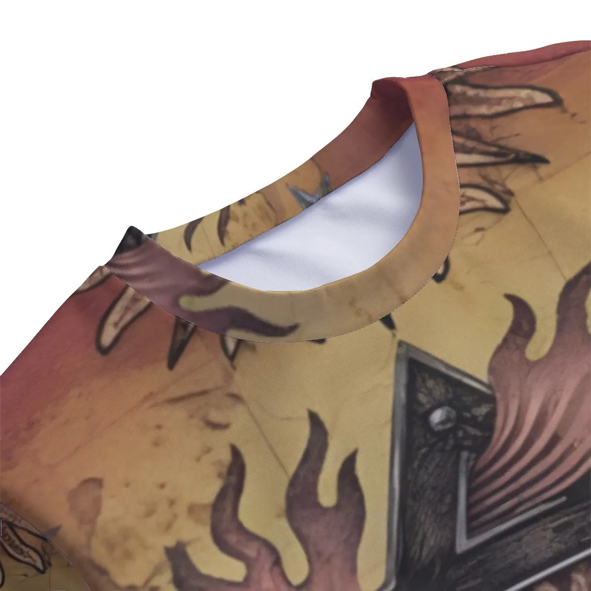 Women’s Mystic Mandala Sweater, Sacred Geometry Cosmic Eye Knit Top, Psychedelic Sun Boho Spiritual Festival Clothing