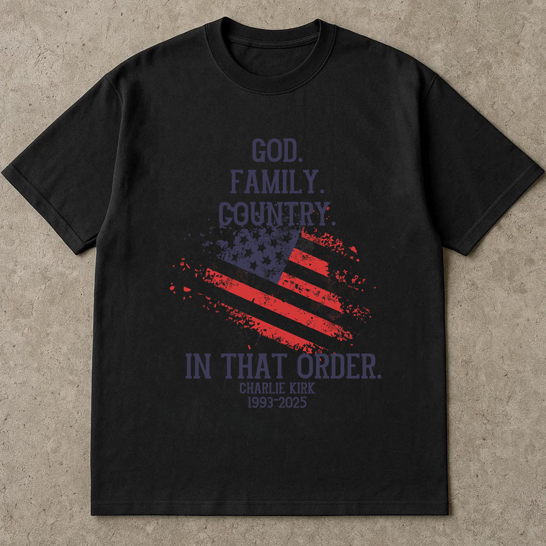 God Family Country Shirt, Patriotic Christian Faith Tee, American Flag Graphic T-Shirt, Inspirational USA Pride Shirt for Men Women