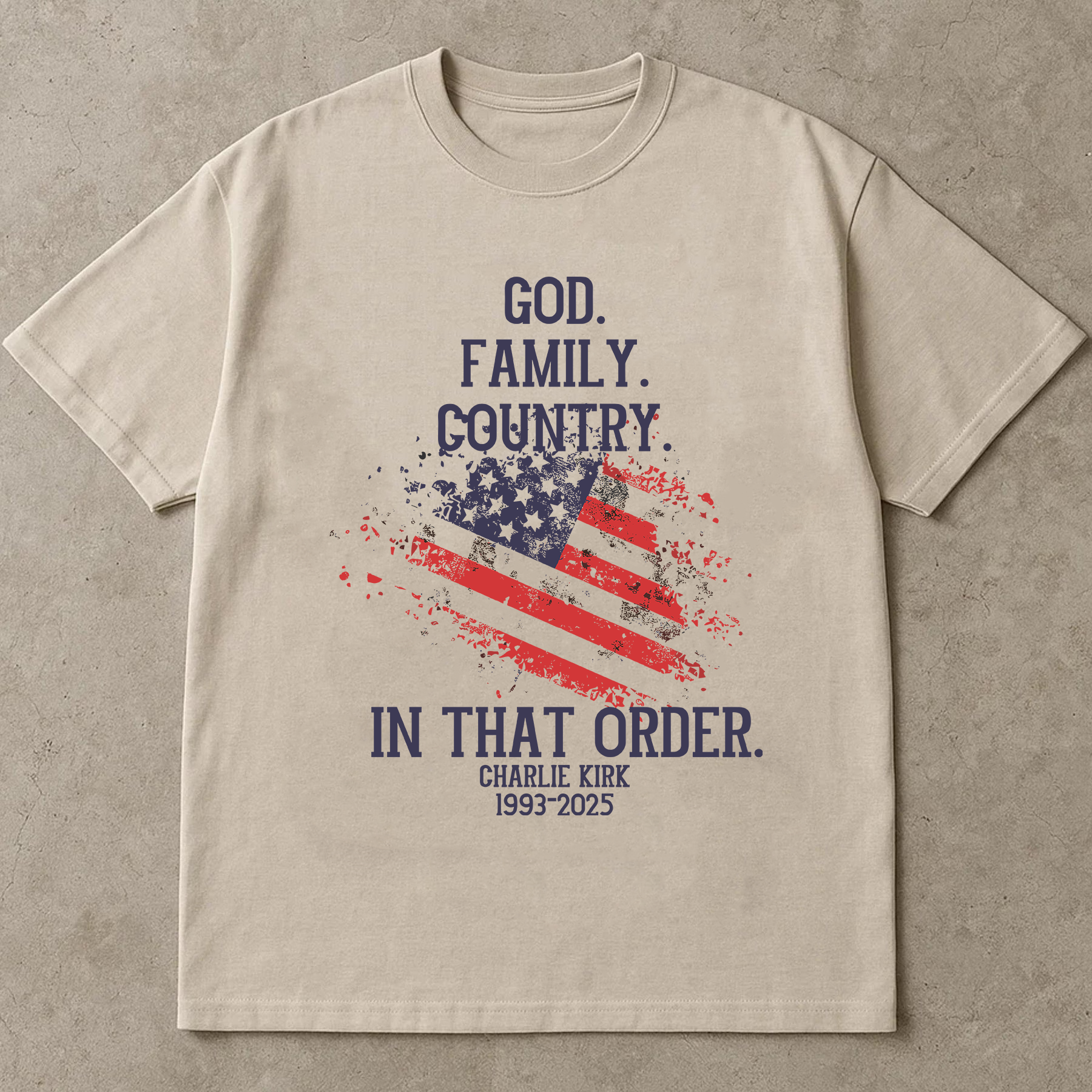 God Family Country Shirt, Patriotic Christian Faith Tee, American Flag Graphic T-Shirt, Inspirational USA Pride Shirt for Men Women