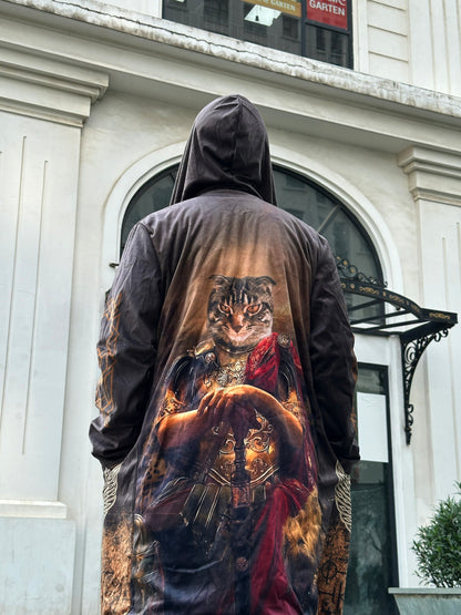 Custom Cat Portrait Vilking Cloak, Vilking Cloak, Custom Cloak