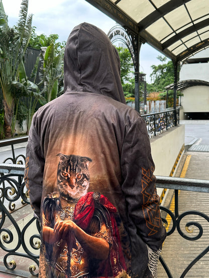 Custom Cat Portrait Vilking Cloak, Vilking Cloak, Custom Cloak