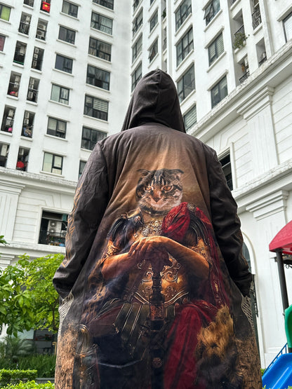 Custom Cat Portrait Vilking Cloak, Vilking Cloak, Custom Cloak