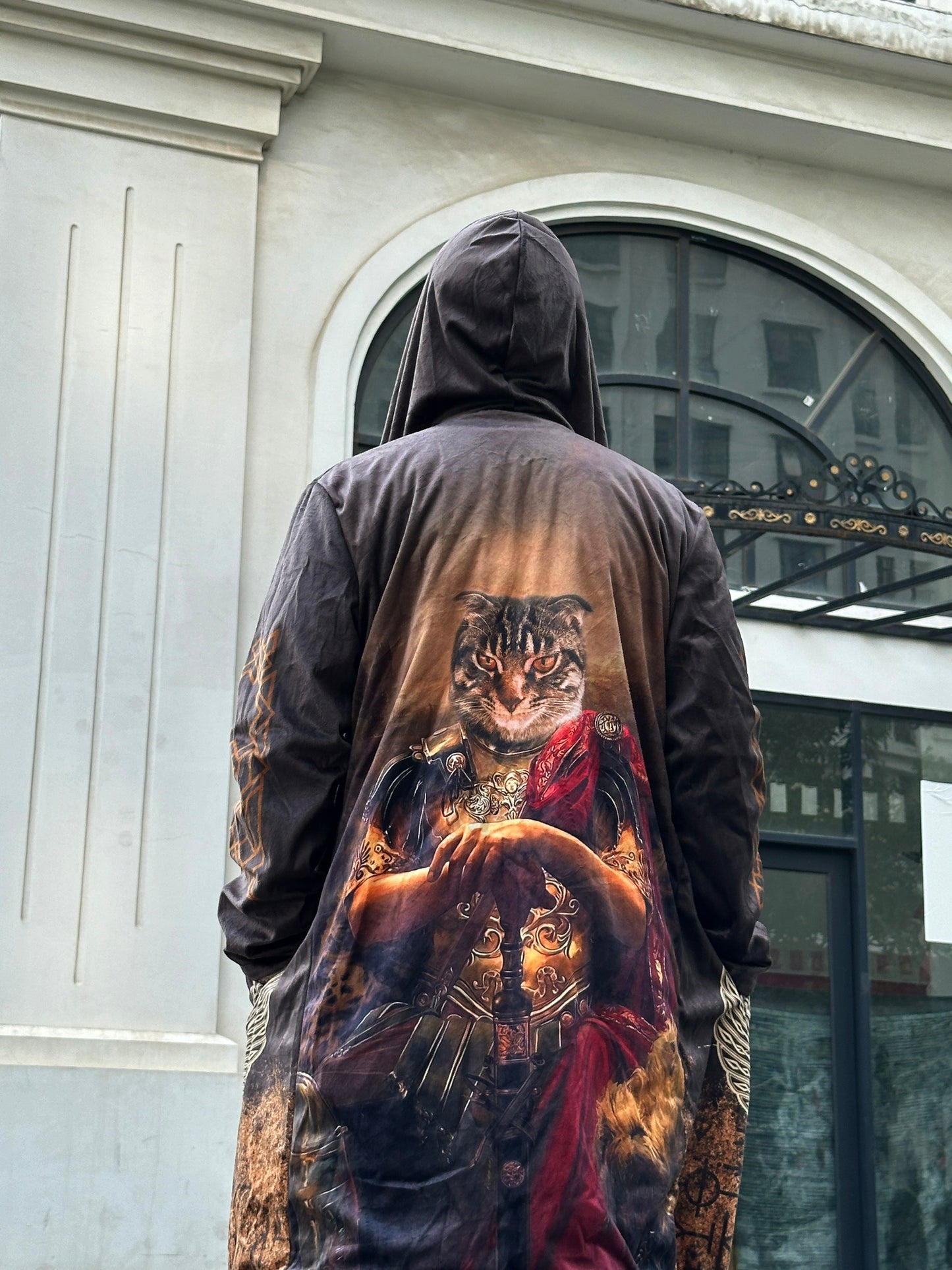 Custom Cat Portrait Vilking Cloak, Vilking Cloak, Custom Cloak