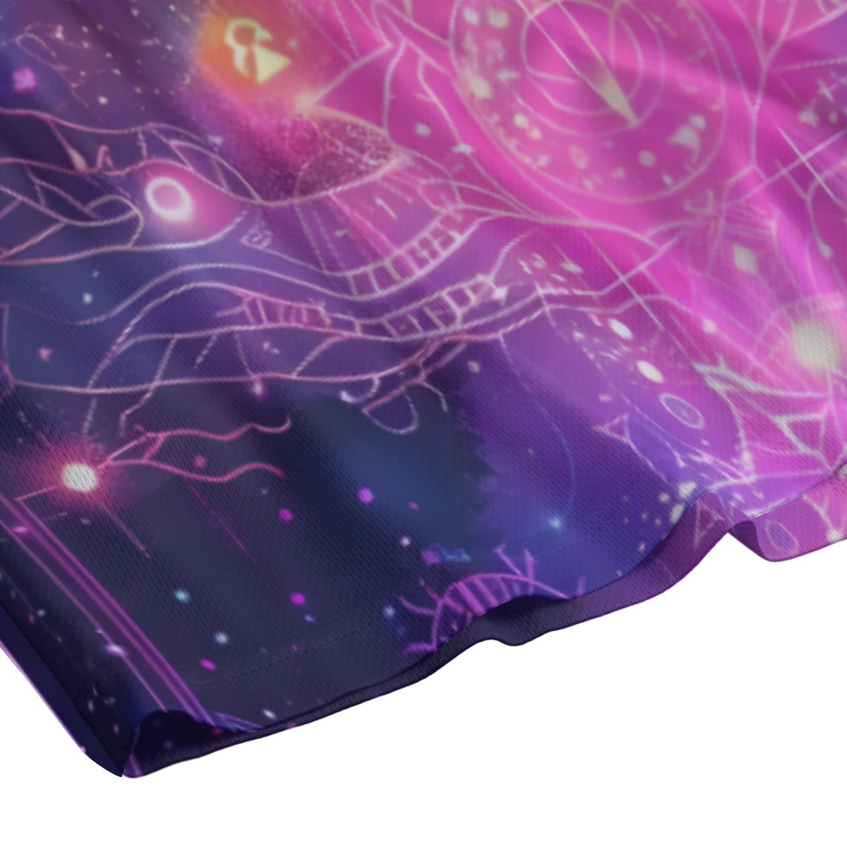 Cosmic Mysticism Men's Shorts, Celestial Portal Energy Men's Shorts, Astral Light Symbol Shorts, Vibrant Metaphysical Shorts, Spiritual Geometry Shorts