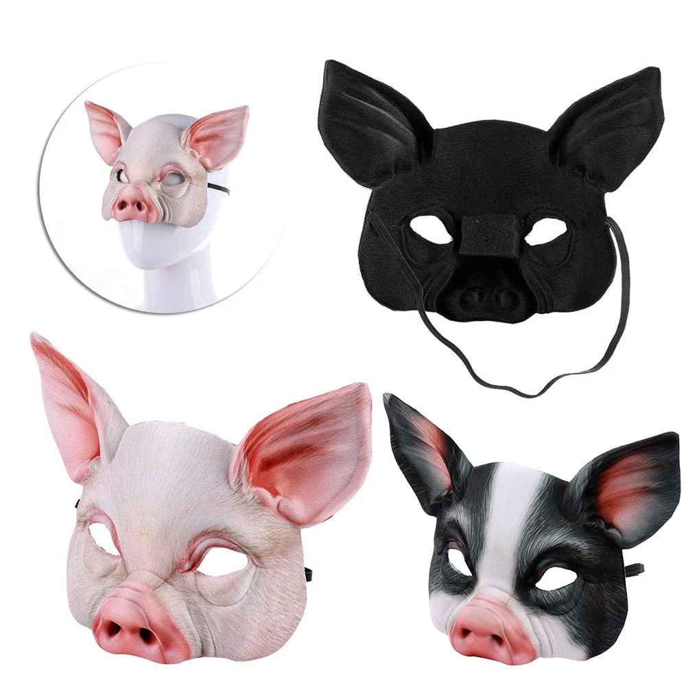 Animal Mask, Scary Mask, 3D Realistic Half Face Mask, Halloween Decorations, Birthday Party, Game Cosplay Costume Accessories