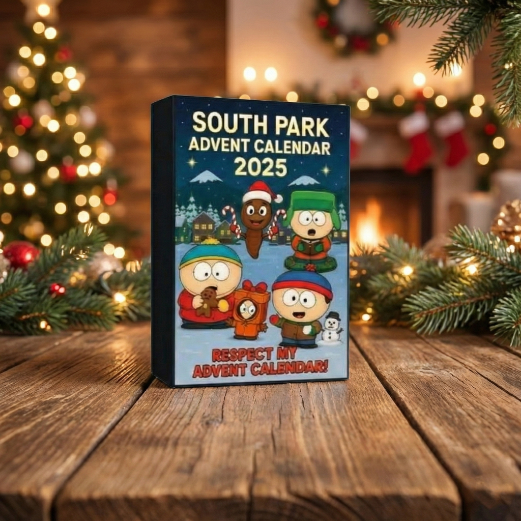 South Park Advent Calendar 2025, Mini Figure Set, 24 Day Christmas Countdown, Funny Holiday Gift for Fans & Adults
