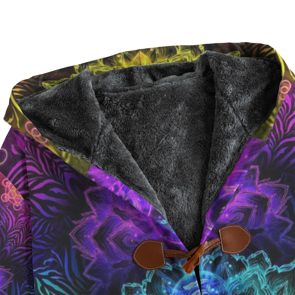 Sacred Chakra Mandala Coats, Vibrant Rainbow Energy Healing Coats, Spiritual Energy Symbol, Colorful Sacred Geometry Coats, Mandala Coats