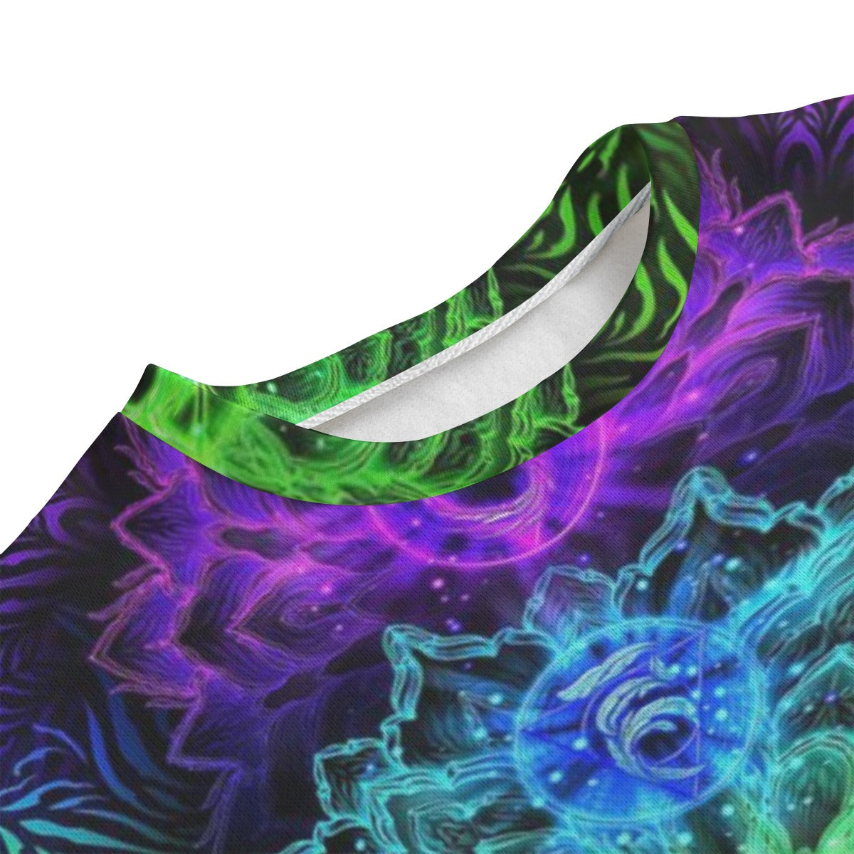 Sacred Chakra Mandala Sweater, Vibrant Rainbow Energy Healing Sweater, Spiritual Energy Symbol, Colorful Sacred Geometry Sweater, Mandala Sweater