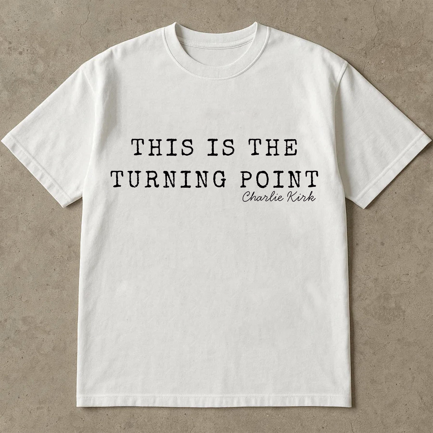 This Is The Turning Point Shirt, Charlie Kirk Quote Tee, America Patriot TShirt, Political Conservative Freedom Top