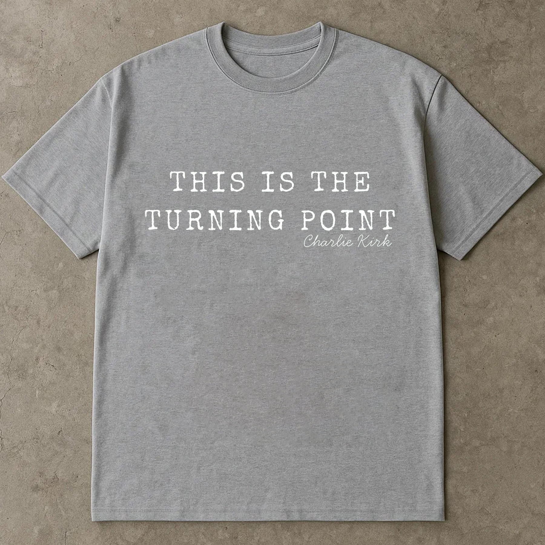 This Is The Turning Point Shirt, Charlie Kirk Quote Tee, America Patriot TShirt, Political Conservative Freedom Top